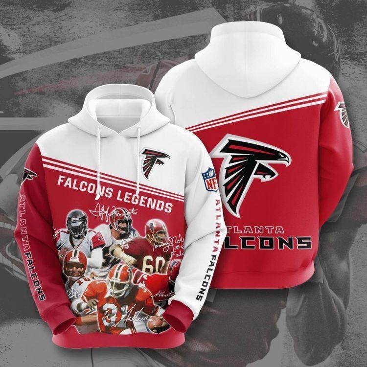 Atlanta Falcons No113 Custom All Over Print Hoodie