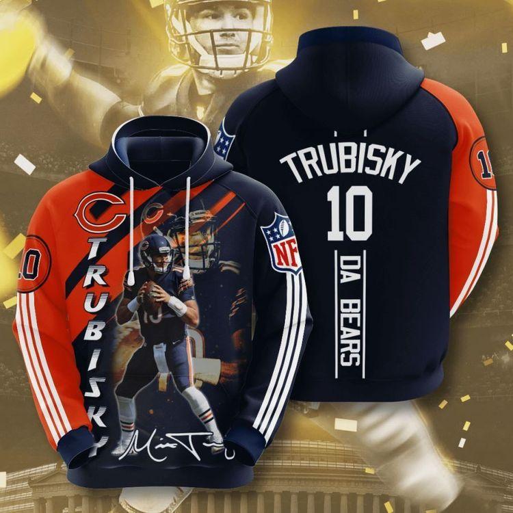 Chicago Bears No333 Custom 3D Hoodie