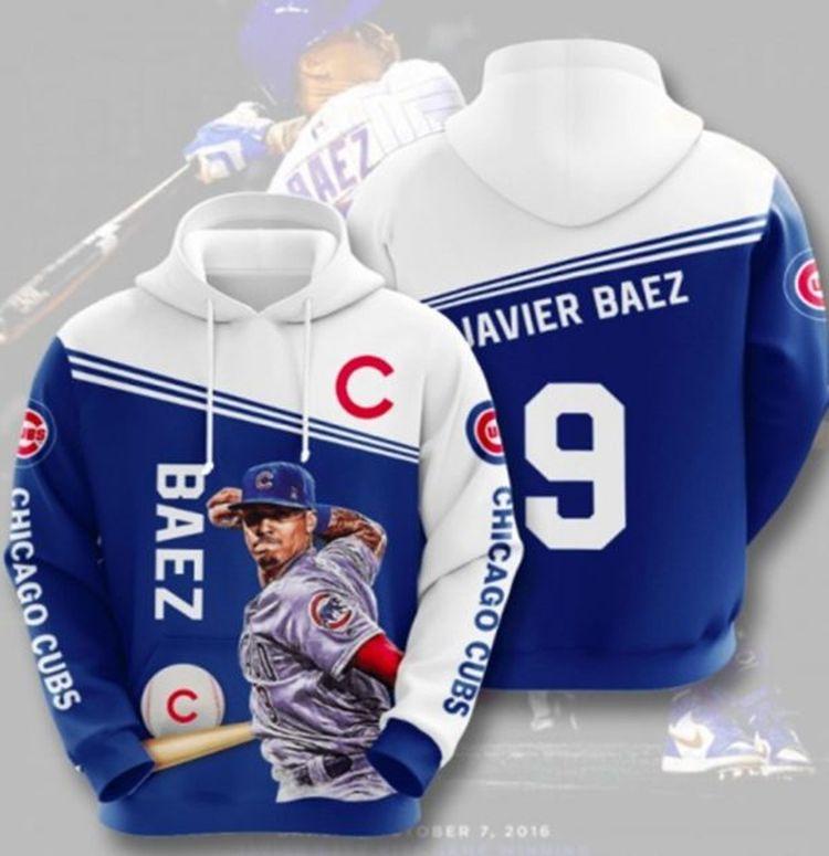 Javier Baez 9 All Over Print Hoodie
