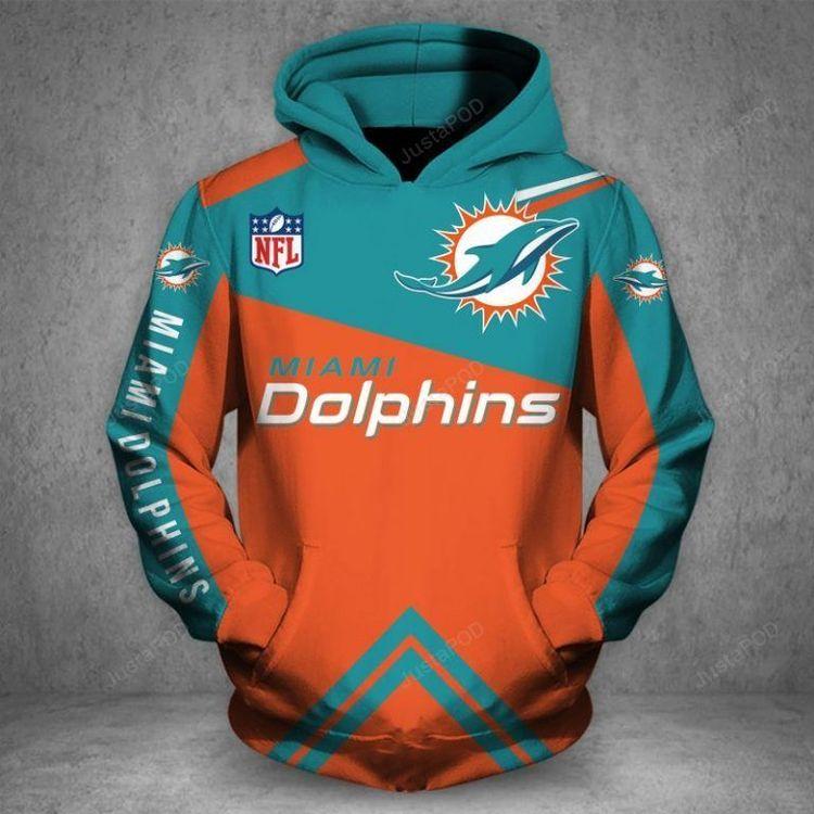 Miami Dolphins 02 All Over Print Hoodie
