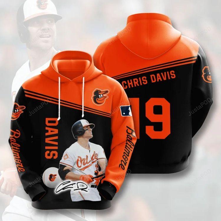 Mlb Baltimore Orioles Style 04 All Over Print Hoodie