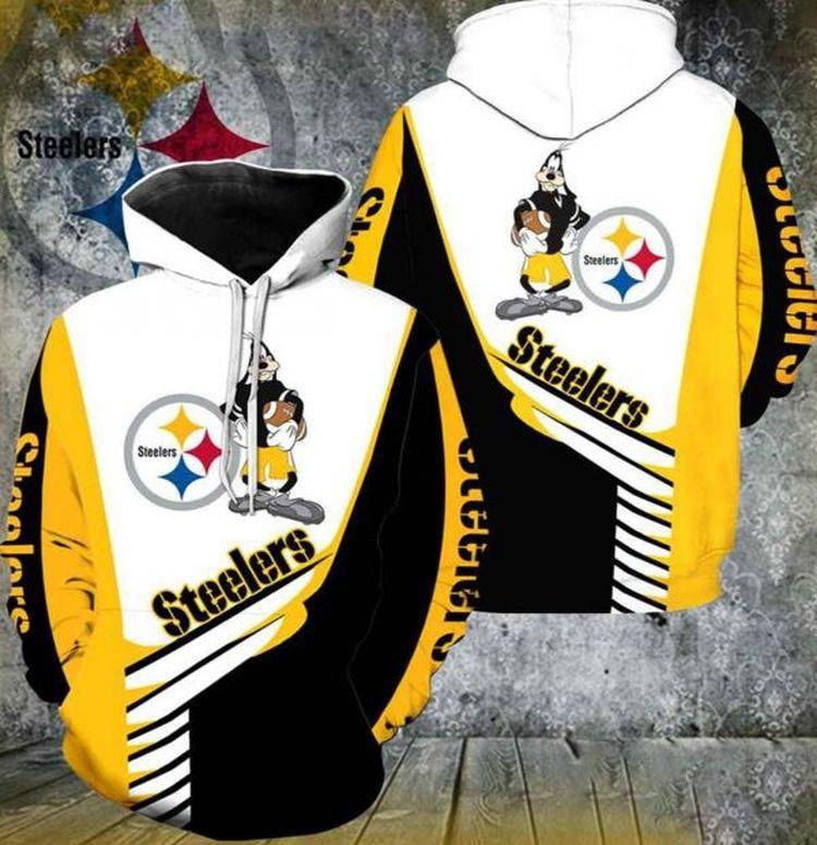 Pittsburgh Steelers Goofy New 3D Hoodie