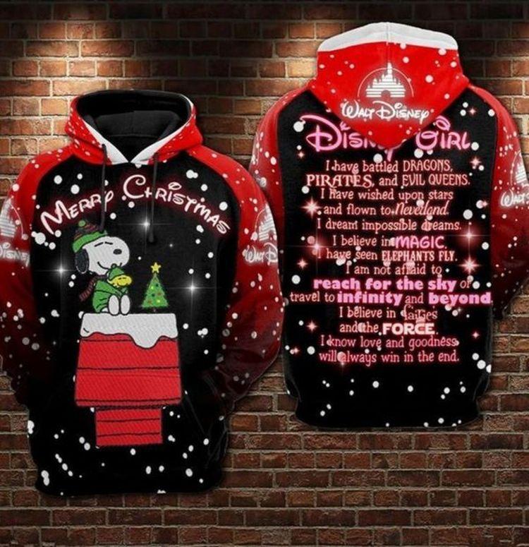 Snoopy Christmas Over Print 3D Hoodie