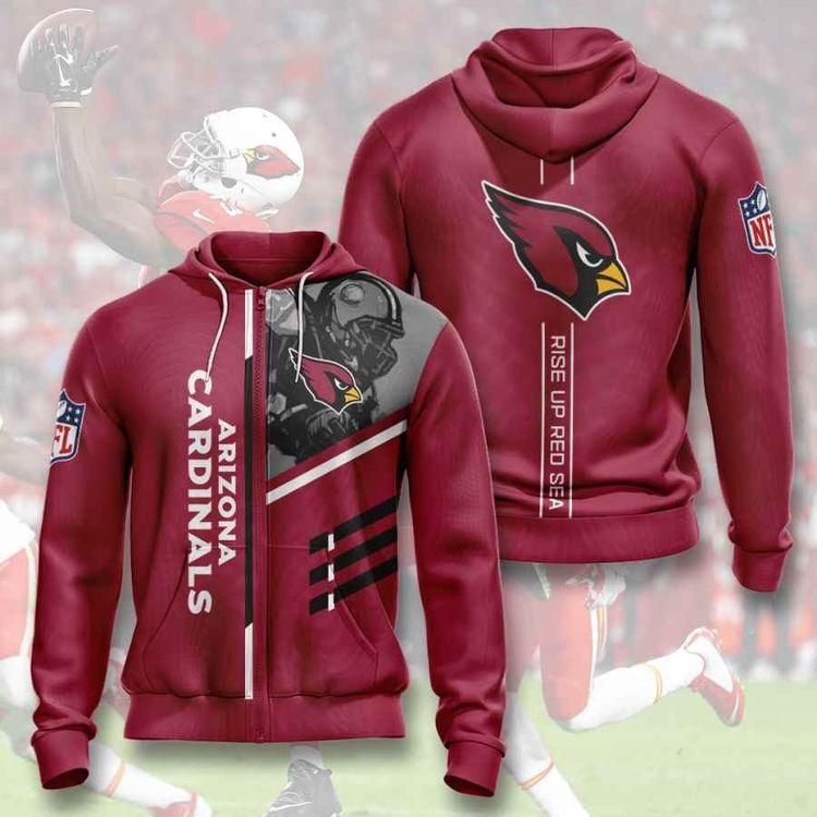 Sports American Football Nfl Arizona Cardinals Usa 76 3D Hoodie