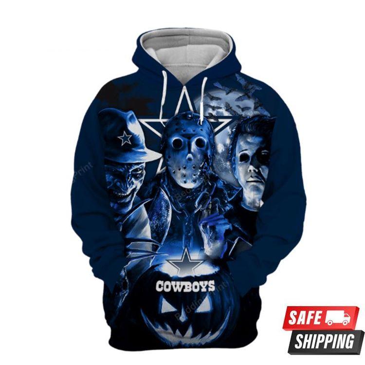 Dallas Cowboys Halloween 3D Hoodie