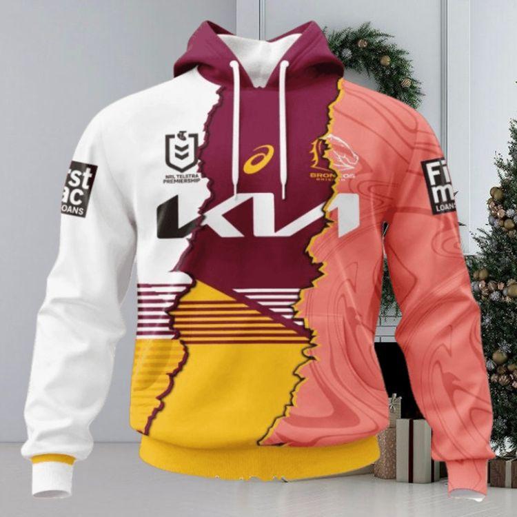 Nrl Brisbane Broncos Special Mix Limited 3D Hoodie