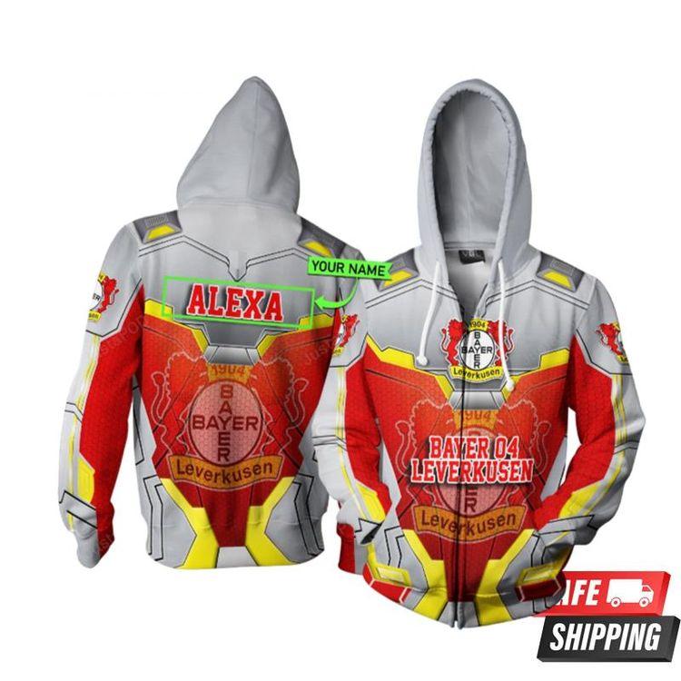 Personalized Bayer 04 Leverkusen Custom Name Limited 3D Hoodie