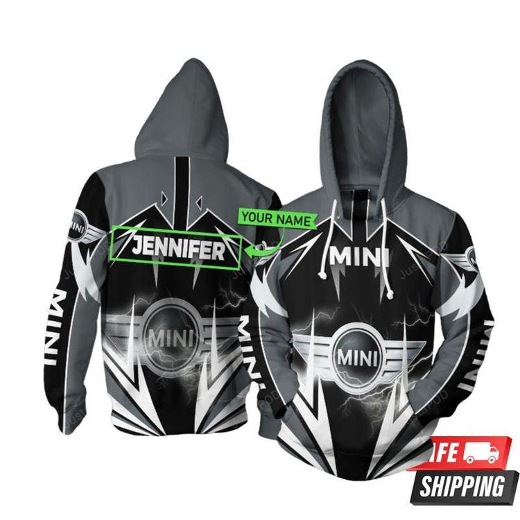Personalized Car Mini Lightning Custom Name Limited 3D Hoodie