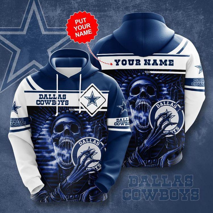 Personalized Dallas Cowboys No536 Custom All Over Print Hoodie