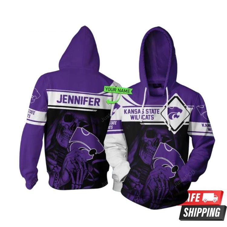 Personalized Kansas State Wildcats Football Custom Name Limited 3D Hoodie