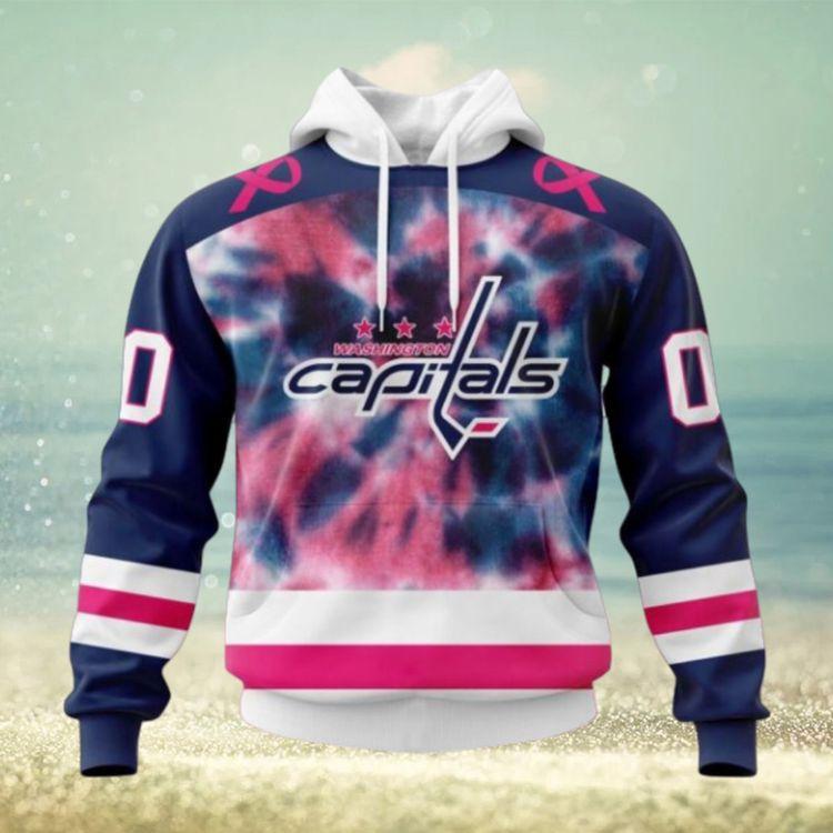 Personalized Nhl Washington Capitals Special Pink October Fight Breast Cancer Limited 3D Hoodie
