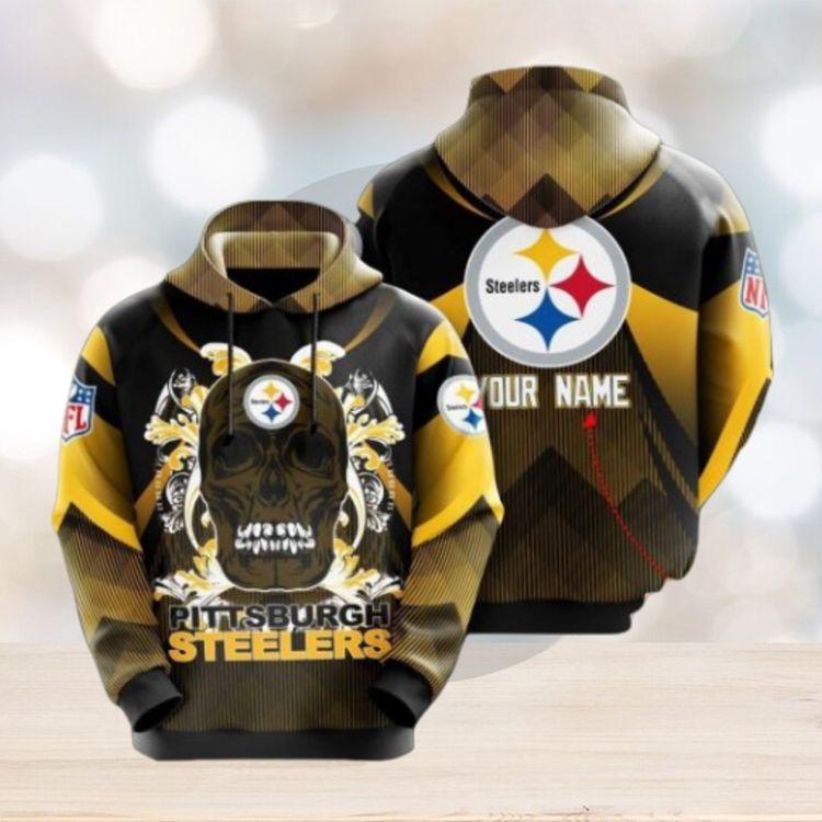 Personalized Pittsburgh Steelers No1649 Custom T Football Gift 3D Hoodie