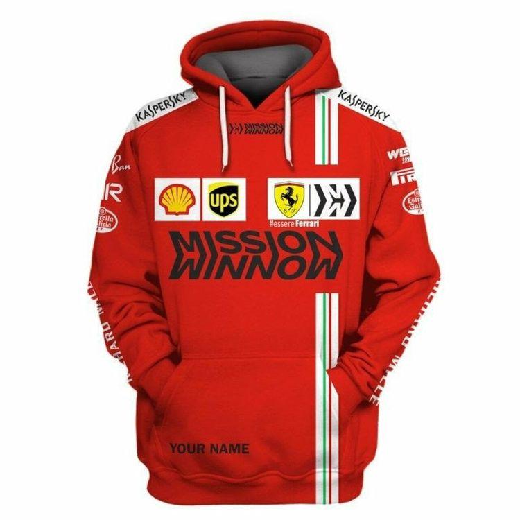 Personalized Racing Gift For Racer F1 Racing Team Essere Ferrari 01 Limited 3D Hoodie