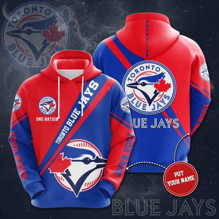 Personalized Toronto Blue Jays No2021 Custom Ver 1 All Over Print Hoodie