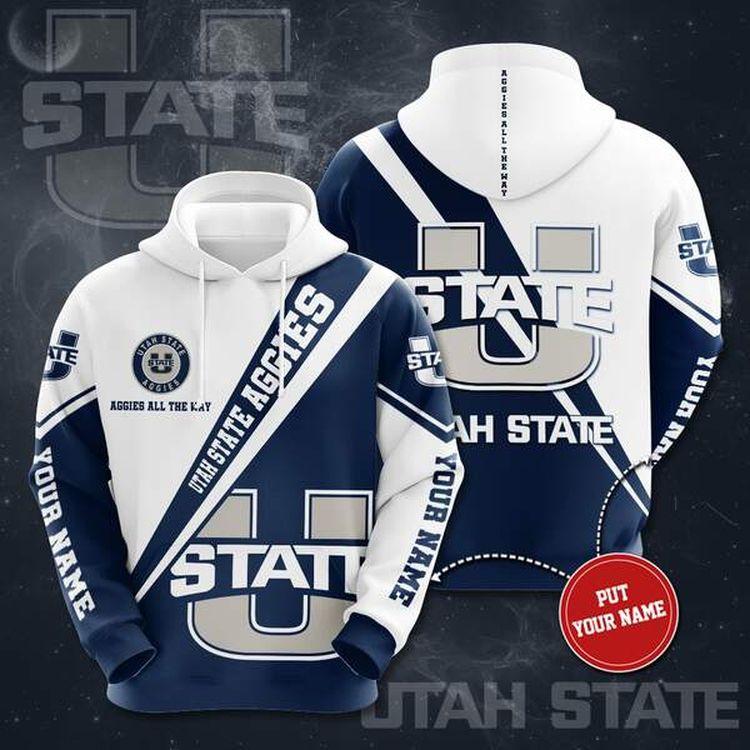 Personalized Utah State Aggies Custom Sport All Over Print Hoodie