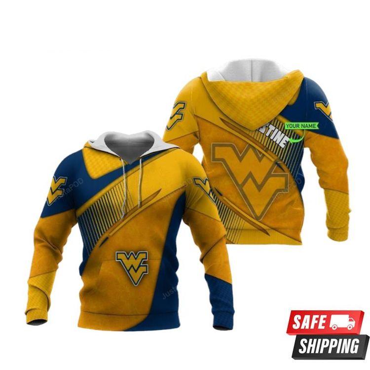 Personalized West Virginia Mountaineers Custom Name Limited 3D Hoodie