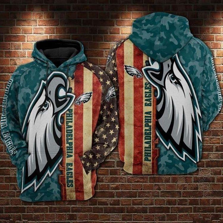 Philadelphia Eagles V3 Ver 1 All Over Print Hoodie