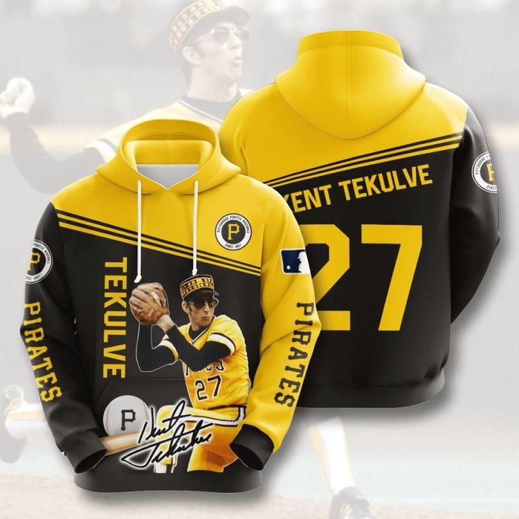 Pittsburgh Pirates No1639 Custom Ver 1 3D Hoodie
