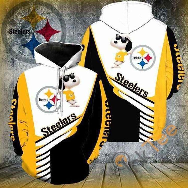 Pittsburgh Steelers Snoopy 3D Hoodie