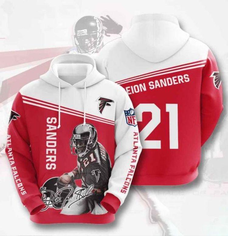 Sanders Nfl Atlanta Falcons 3d Limited 3D Hoodie