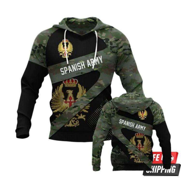 Spanish Army V02 All Over Print Hoodie