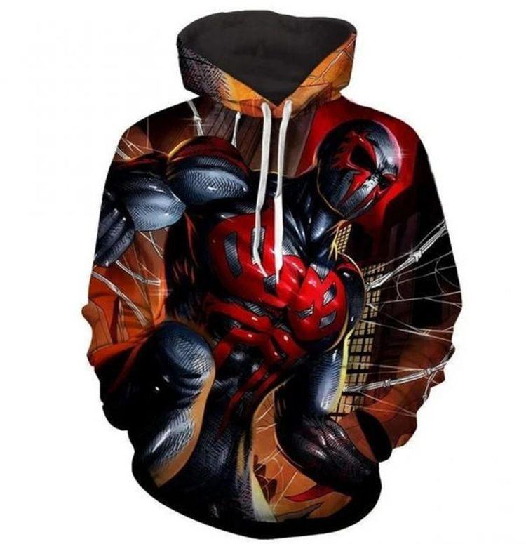 Spiderman Spawn Action 3d Ver 1 3D Hoodie