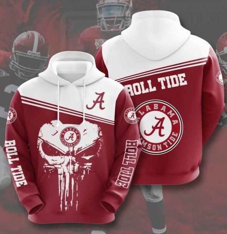 Sports American Football Ncaaf Alabama Crimson Tide Usa 361 All Over Print Hoodie