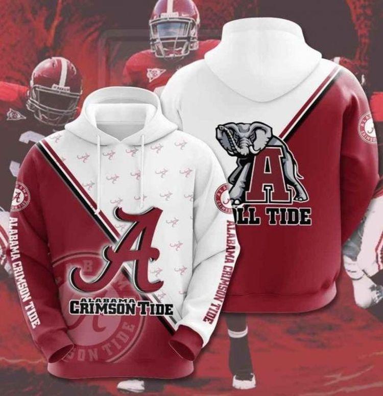Sports American Football Ncaaf Alabama Crimson Tide Usa 930 3D Hoodie