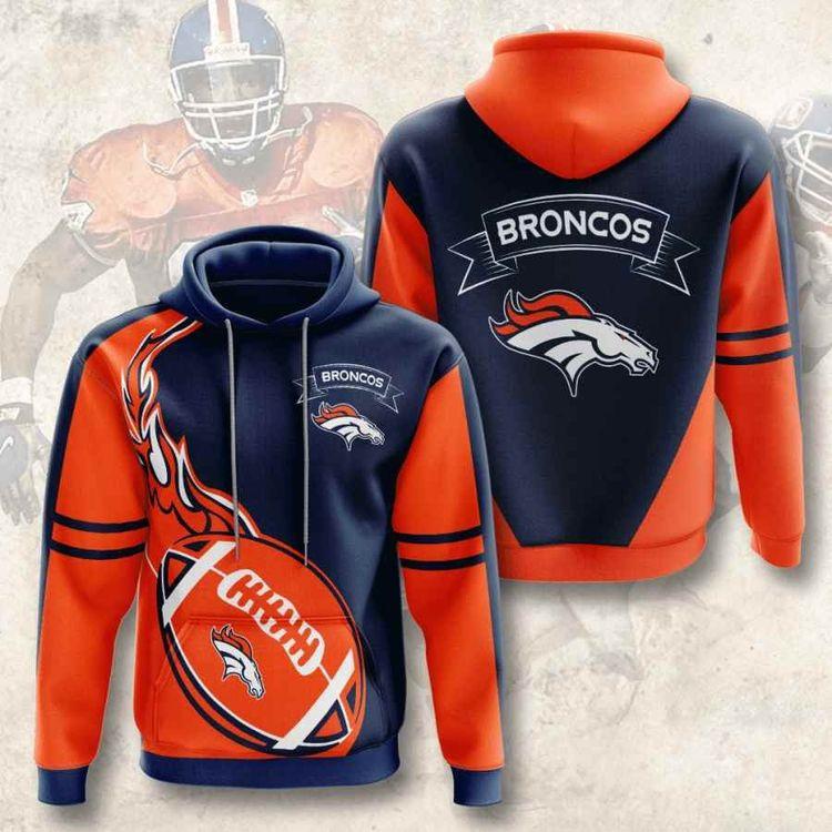 Sports American Football Nfl Denver Broncos Usa 483 3D Hoodie