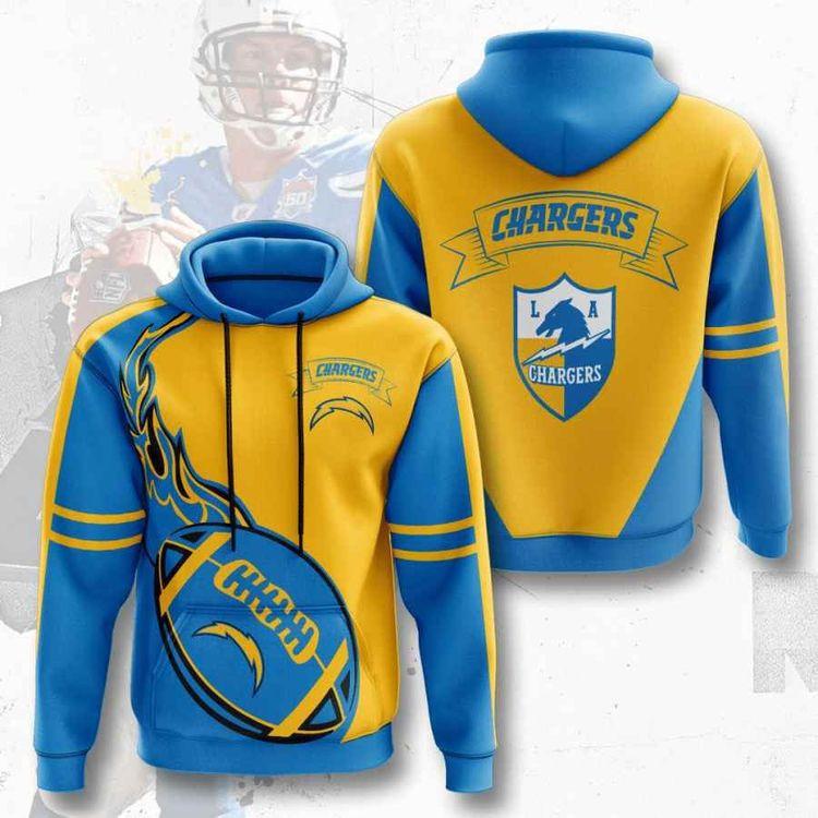 Sports American Football Nfl Los Angeles Chargers Usa 525 Limited 3D Hoodie