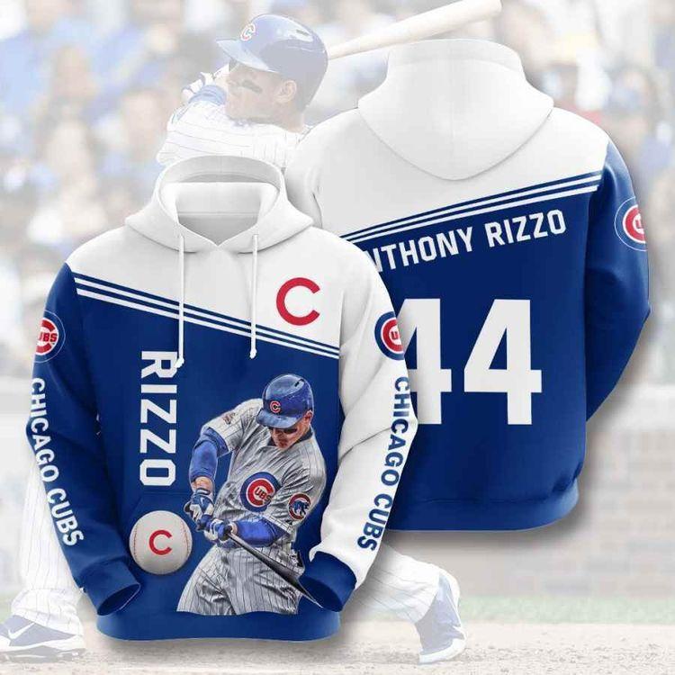 Sports Baseball Mlb Chicago Cubs Usa 458 All Over Print Hoodie
