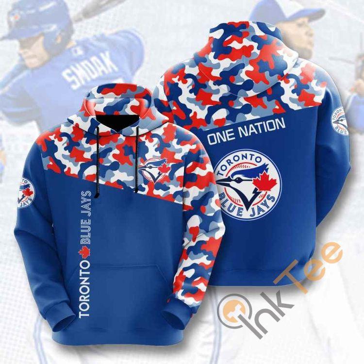 Sports Baseball Mlb Toronto Blue Jays Usa 676 3D Hoodie