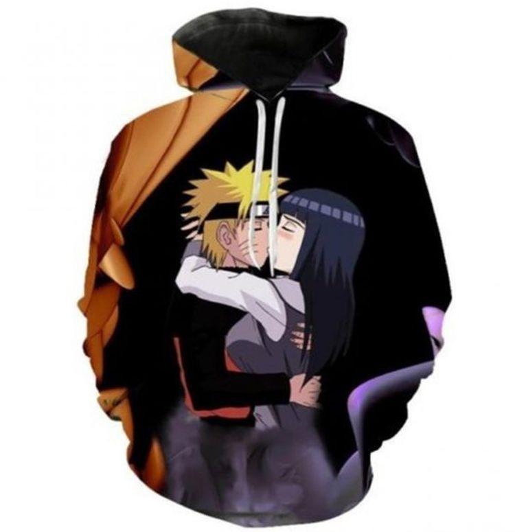 Sweet Ninja Couple Naruto Hinata 3d Printed Limited 3D Hoodie