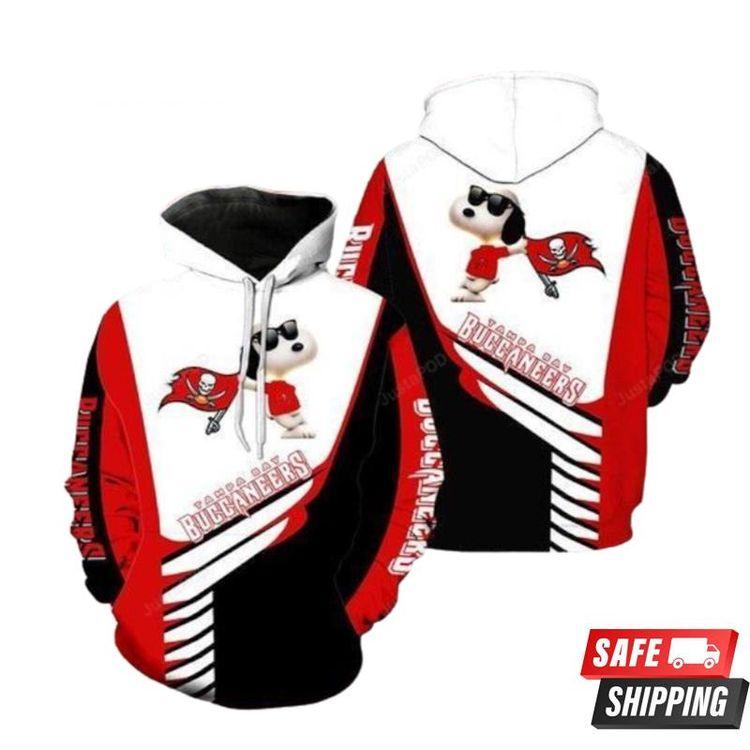 Tampa Bay Buccaneers Snoopy All Over Print Hoodie