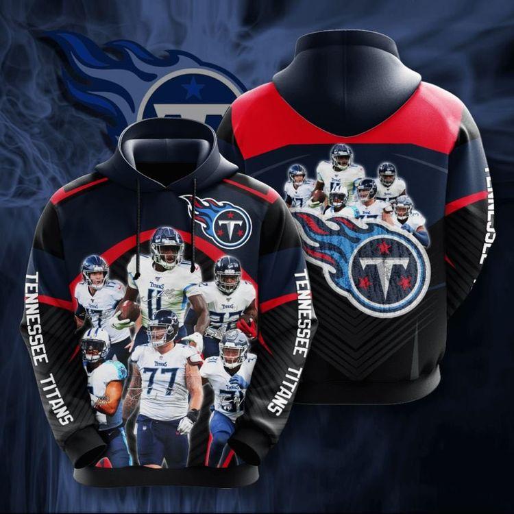 Tennessee Titans No1930 Custom 3D Hoodie