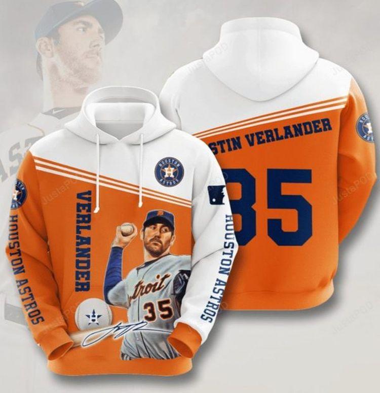 Verlander Houston Astros 3D Hoodie