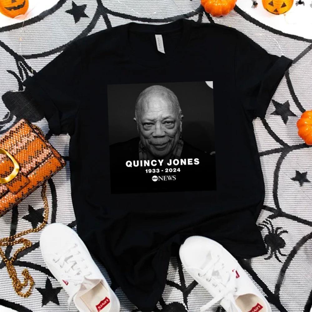 Quincy Jones Rip Legend 1933 2024 Graphic Printed Merch