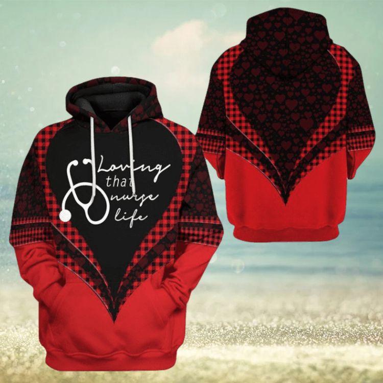 3d Loving That Love Life Valentine Custom T Apparel Ver 1 Limited 3D Hoodie