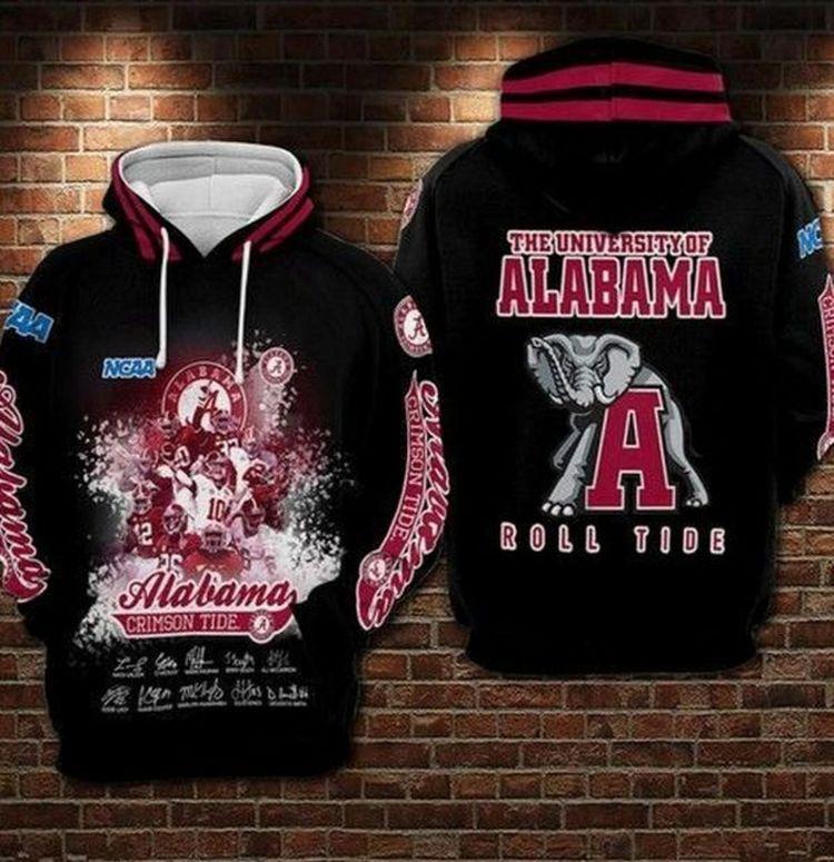 Alabama Crimson Tide 3d Ed Limited 3D Hoodie