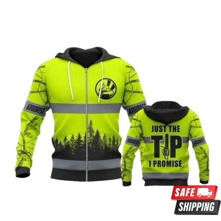 Arborist Tip Safety 3D Hoodie