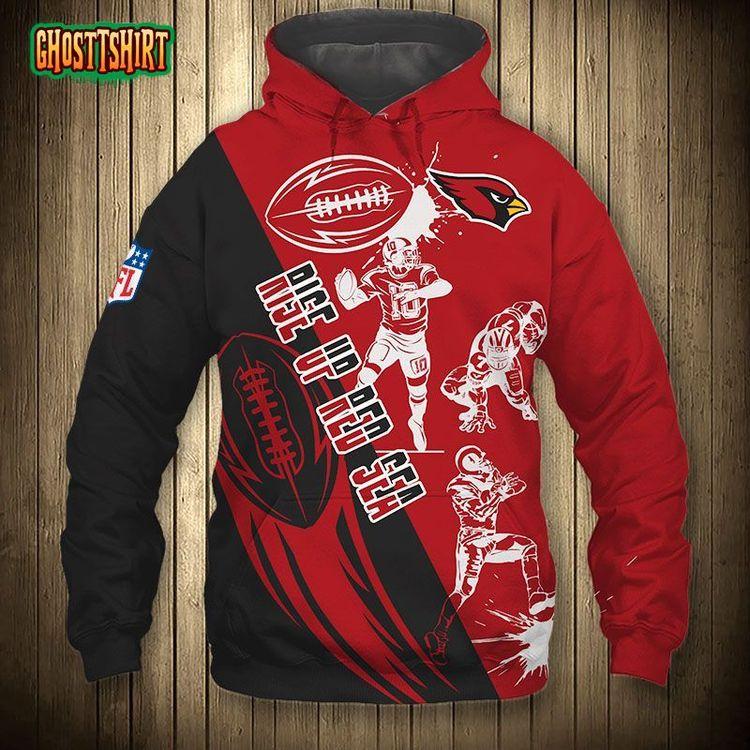Arizona Cardinals Design Cartoon Player Cute All Over Print Hoodie