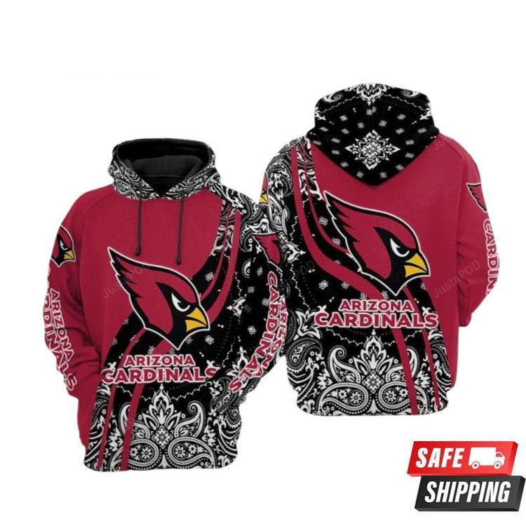 Arizona Cardinals Nfl Football Mandala Arizona Cardinals Arizona Cardinals Limited 3D Hoodie