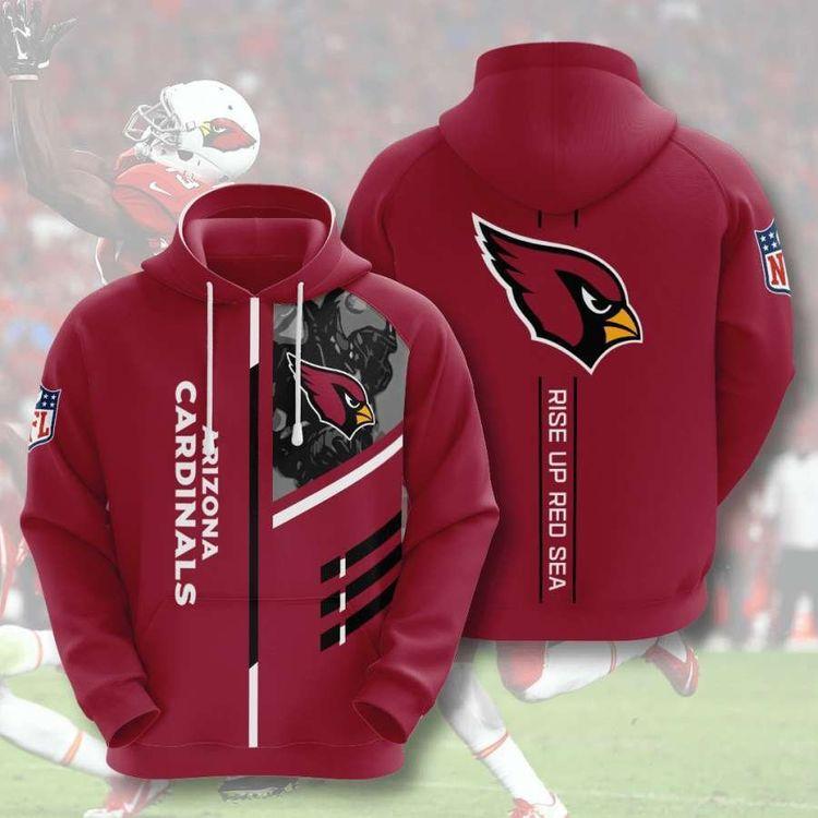 Arizona Cardinals No58 Custom 3D Hoodie