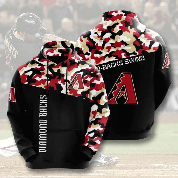 Arizona Diamondbacks No84 Custom Ver 1 Limited 3D Hoodie