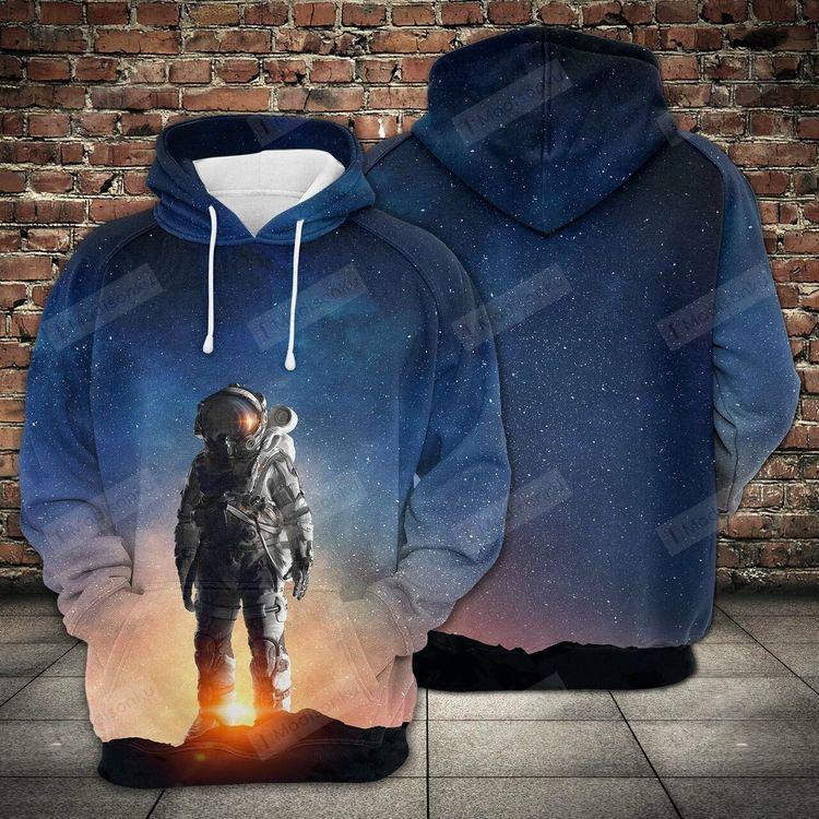 Astronaut In Outer Space 3d 3D Hoodie