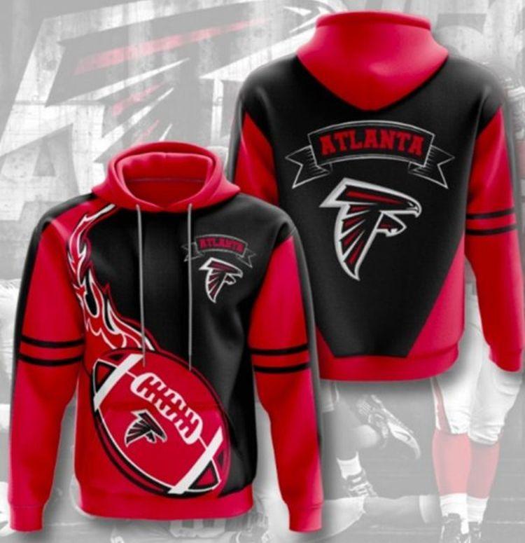 Atlanta Red And Black Limited 3D Hoodie