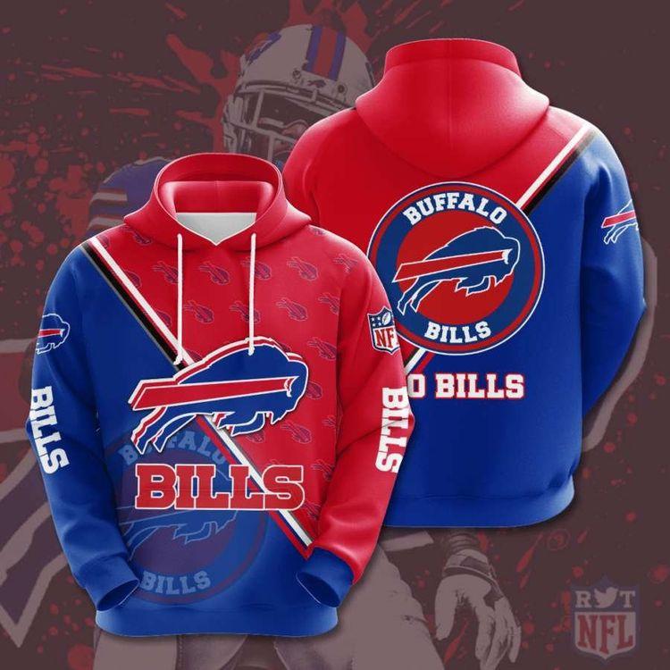Buffalo Bills No262 Custom Ver 1 Limited 3D Hoodie