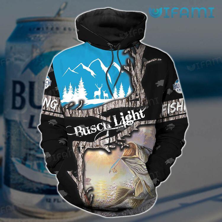 Busch Light Hunting Fishing Gift For Beer Lovers 3D Hoodie