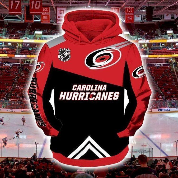 Carolina Hurricanes Hockey Team Pullover And Zippered Custom 3d Graphic Printed For Men For Women Limited 3D Hoodie