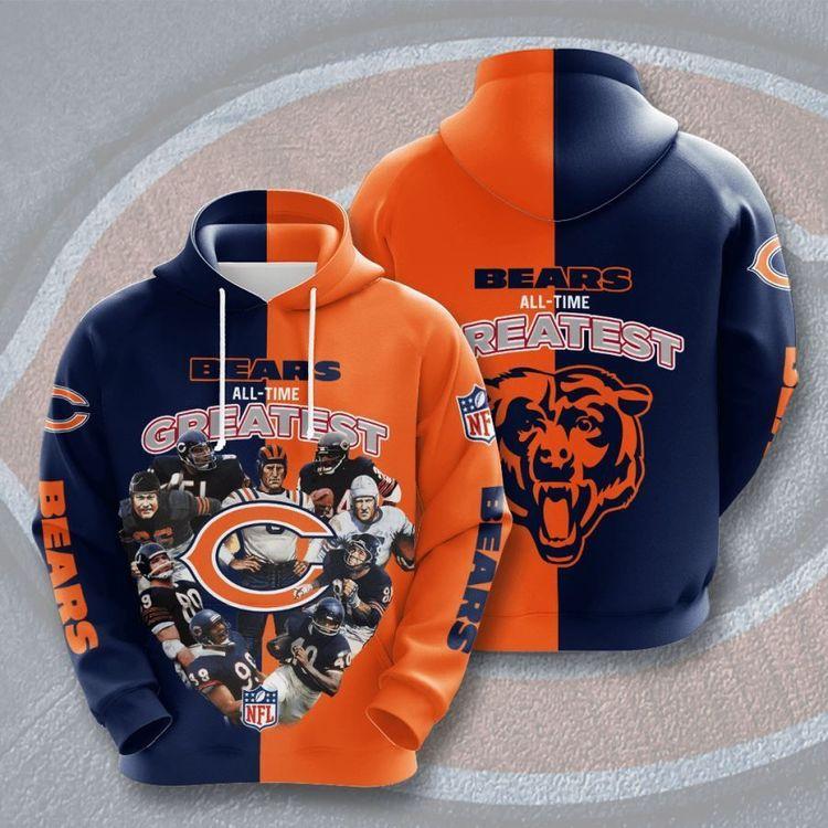 Chicago Bears No336 Custom 3D Hoodie
